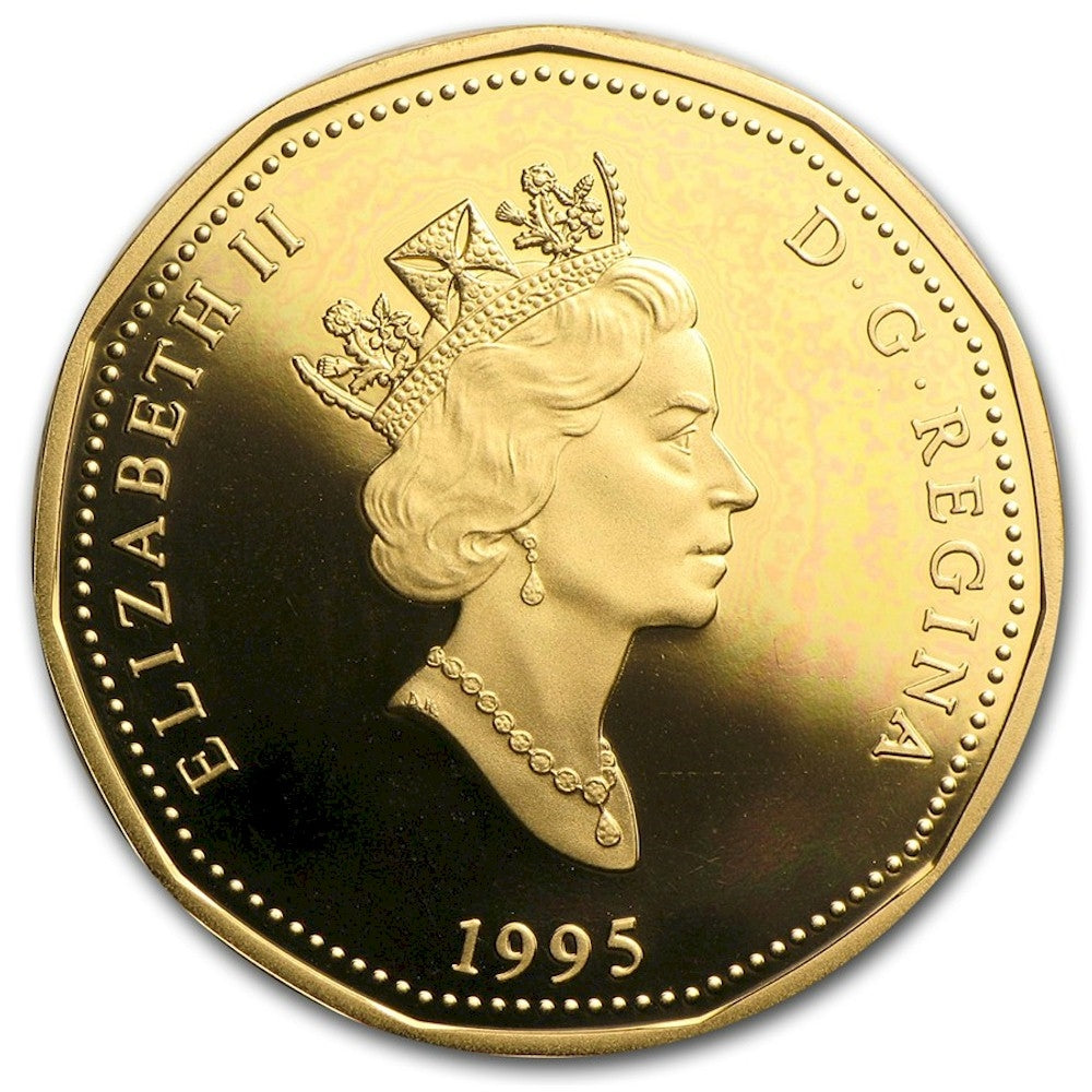 1995 Canada Peacekeeping Proof Dollar in original Mint packaging