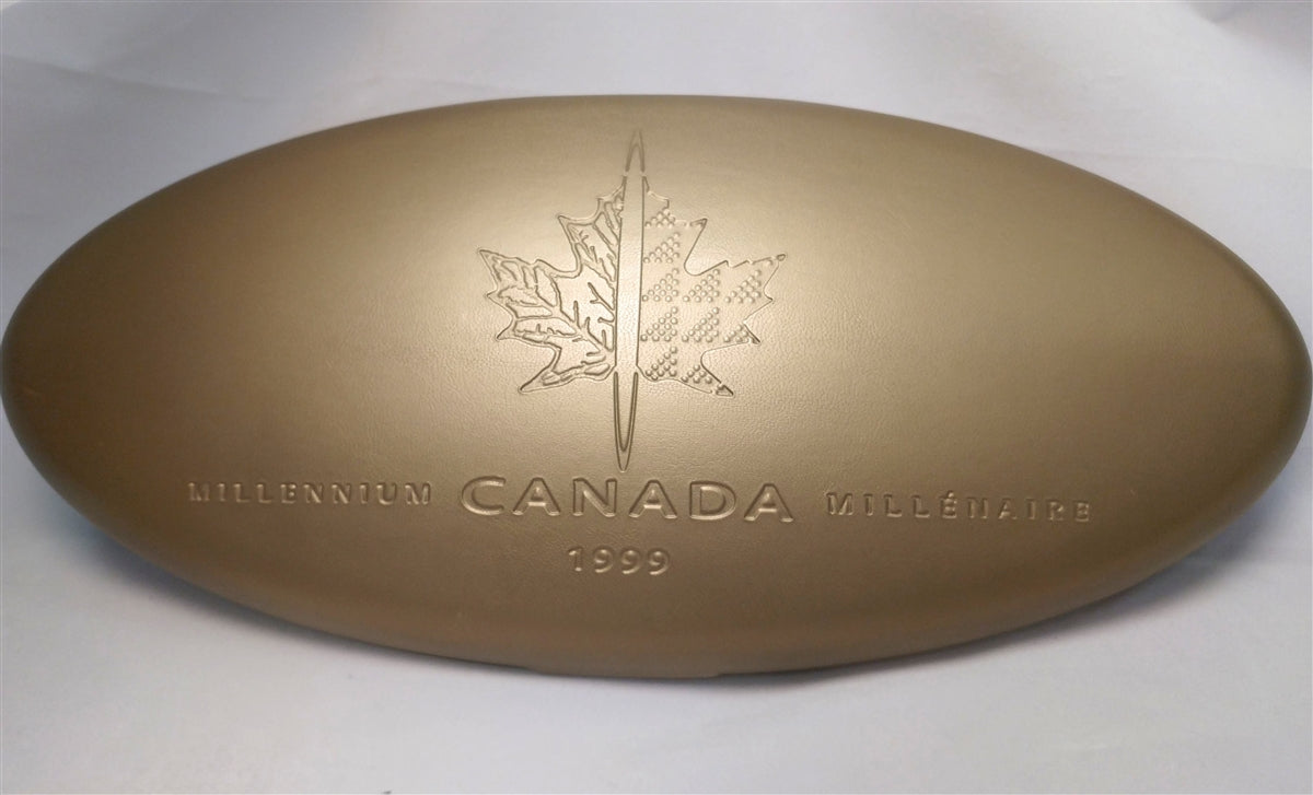 1999 Canada Millennium 12-coin 25-Cents Proof Sterling Silver Set (lightly toned)