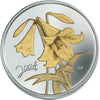2004 50-cent Canadian Floral - Golden Easter Lily (#3) Sterling Silver