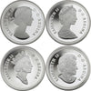 2004 Canada 50-cent Queen Elizabeth II 4-coin Sterling Silver Effigy Set