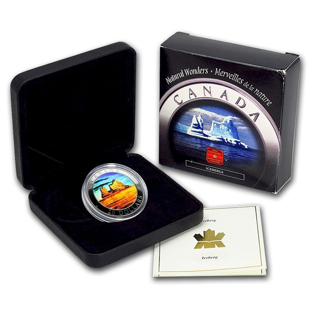 RDC 2004 Canada $20 Natural Wonders - Iceberg Hologram Coin (No Tax) Impaired