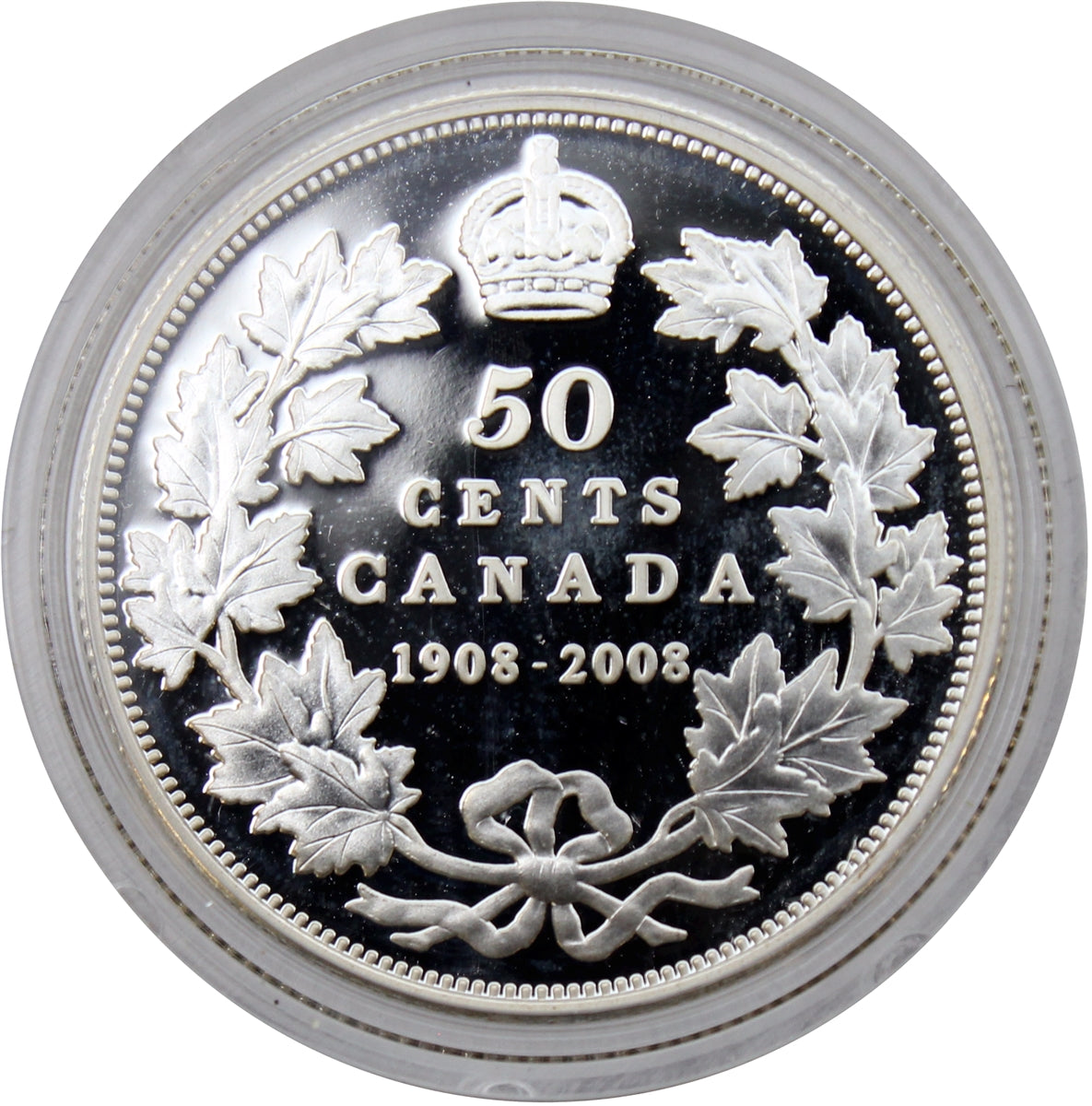 2008 Canada RCM 100 Years of History Book with Sterling Silver 50-cent