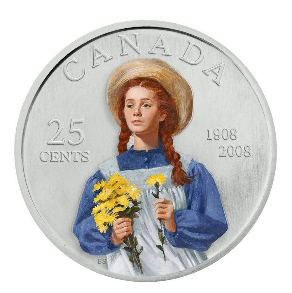 2008 Canada 25-cent 100th Anniversary of Anne of Green Gables
