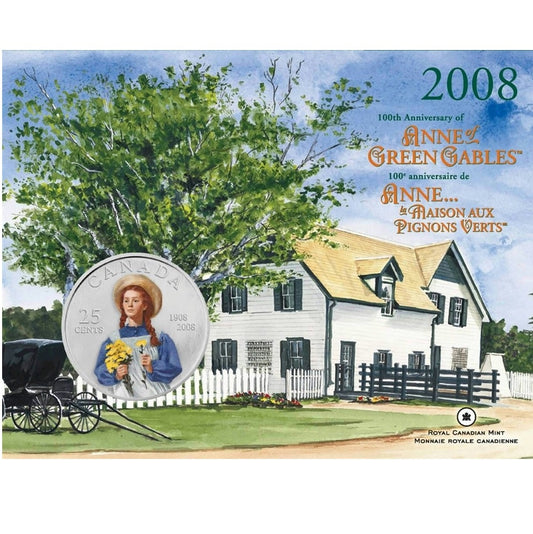 2008 Canada 25-cent 100th Anniversary of Anne of Green Gables