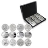 Set of All 12x 1998-2000 Canada 50-cent Sports Sterling in Case (See description)