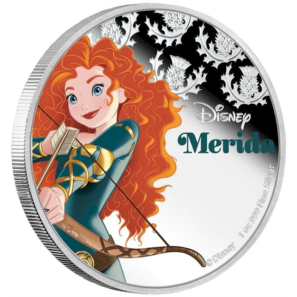 2016 Niue $2 Disney Princesses - Merida $2 Proof Silver (No Tax)