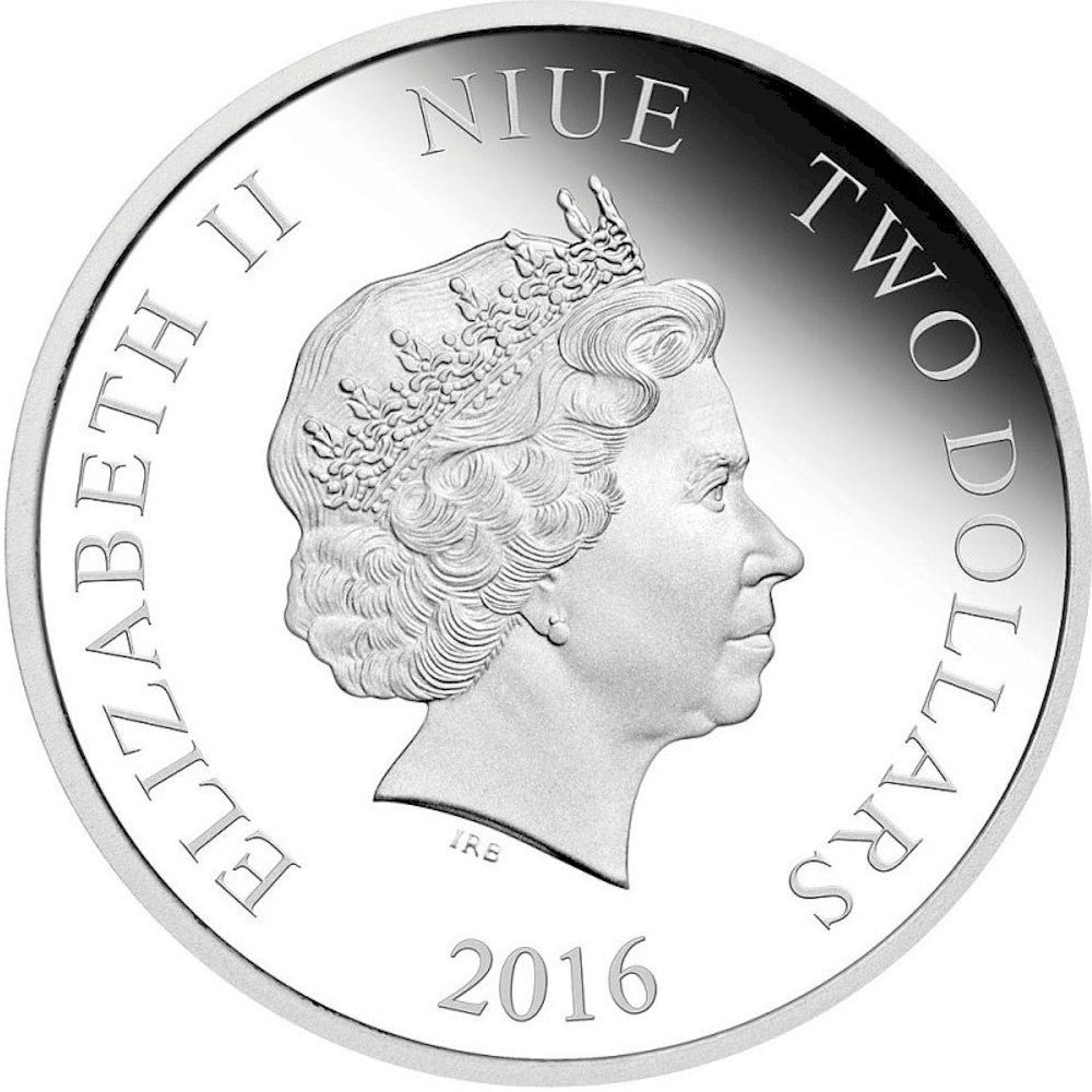 2016 Niue $2 Disney Princesses - Merida $2 Proof Silver (No Tax)