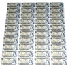 1973 Canada $1 ECP Prefix Uncut Sheet of 40 Notes - 4x10 Format