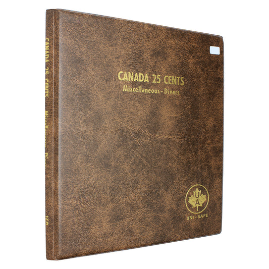 1968 to 2025 Canada 25 Cents Collection with Deluxe folder (140 coins) Incl. Commemoratives