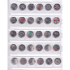 1968 to 2025 Canada 25 Cents Collection with Deluxe folder (140 coins) Incl. Commemoratives