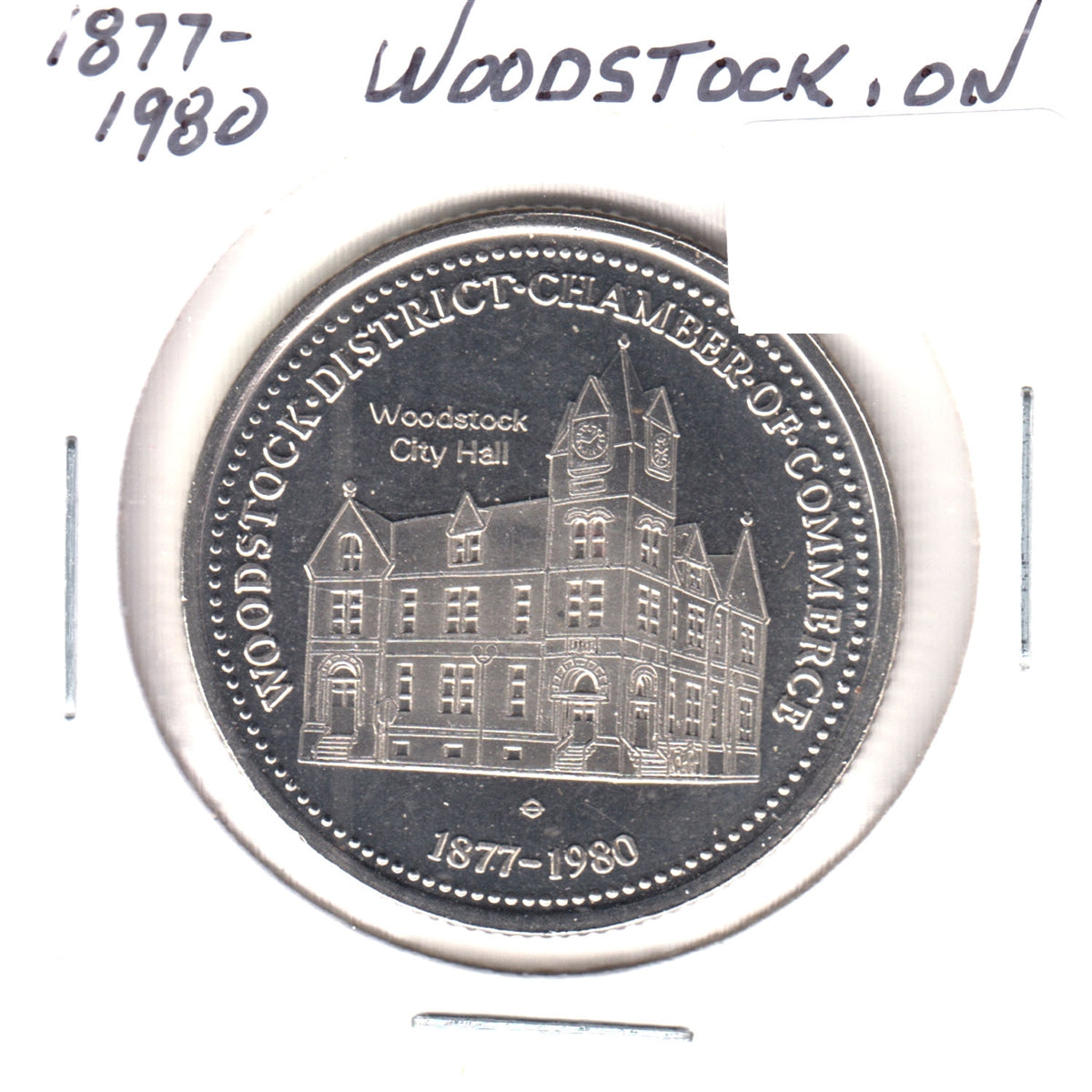 1980 Woodstock, ON, Dairy County Dollar Trade Token: International Plowing Match