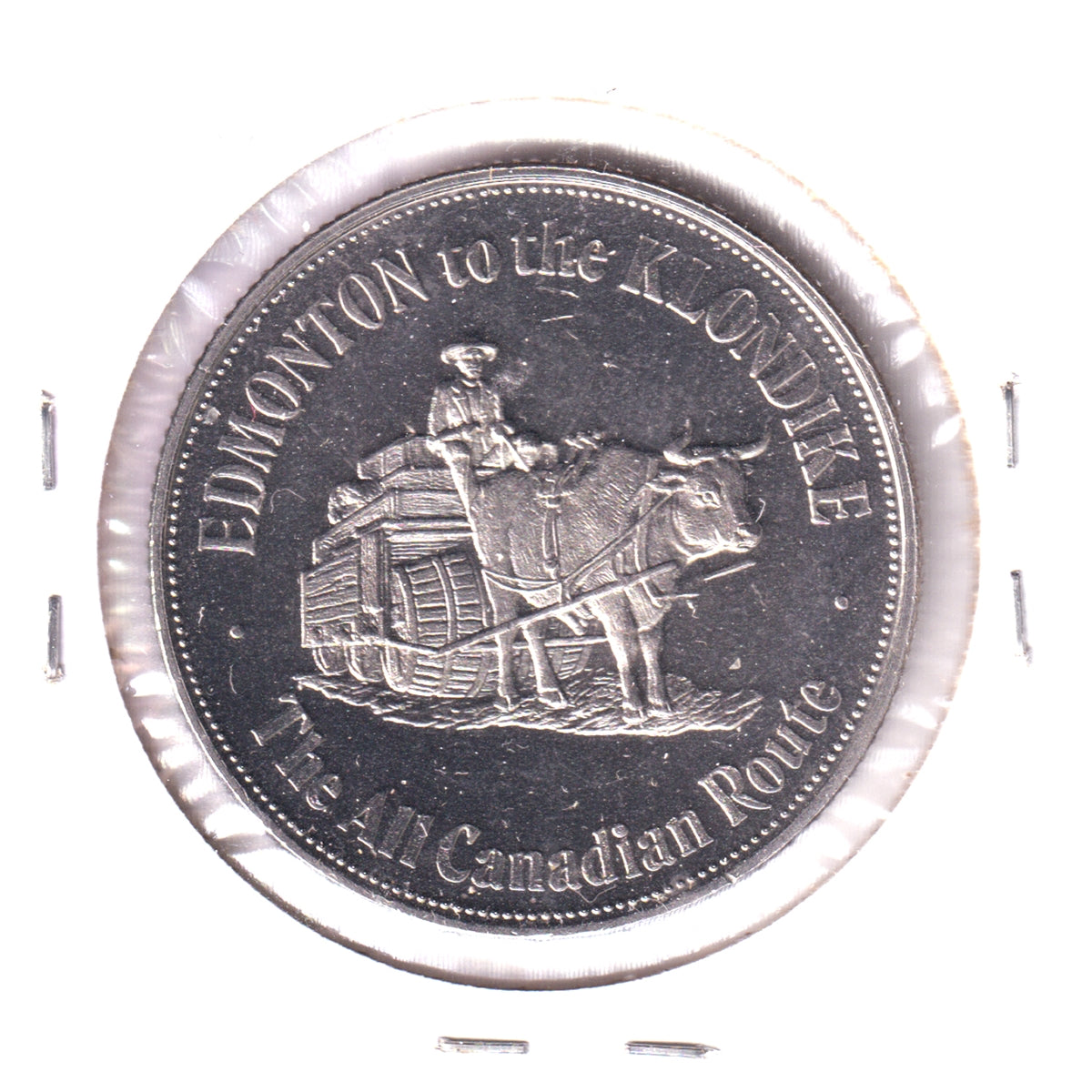 1977 Edmonton Klondike Days Trade Dollar Token: The All Canadian Route