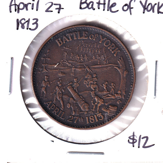 1813-1963 Battle of York Commemorative Medallion