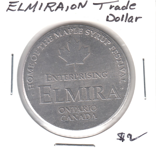 Elmira, Ontario, Trade Dollar Token - Home of the Maple Syrup Festival