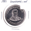 1997 Dundas Ontario Town Hall Trade Dollar Token