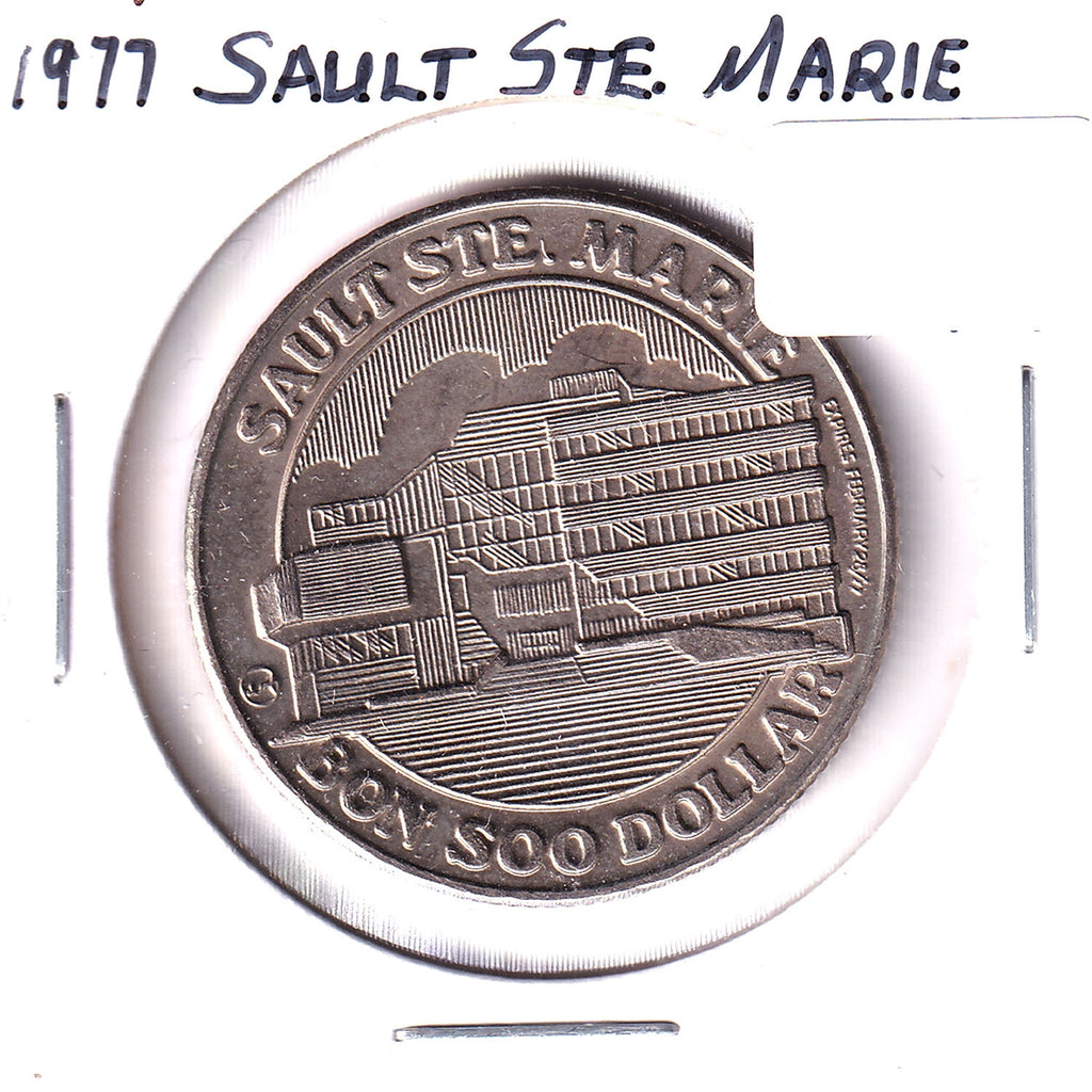 1977 Sault Ste Marie Bon Soo Trade Dollar Token