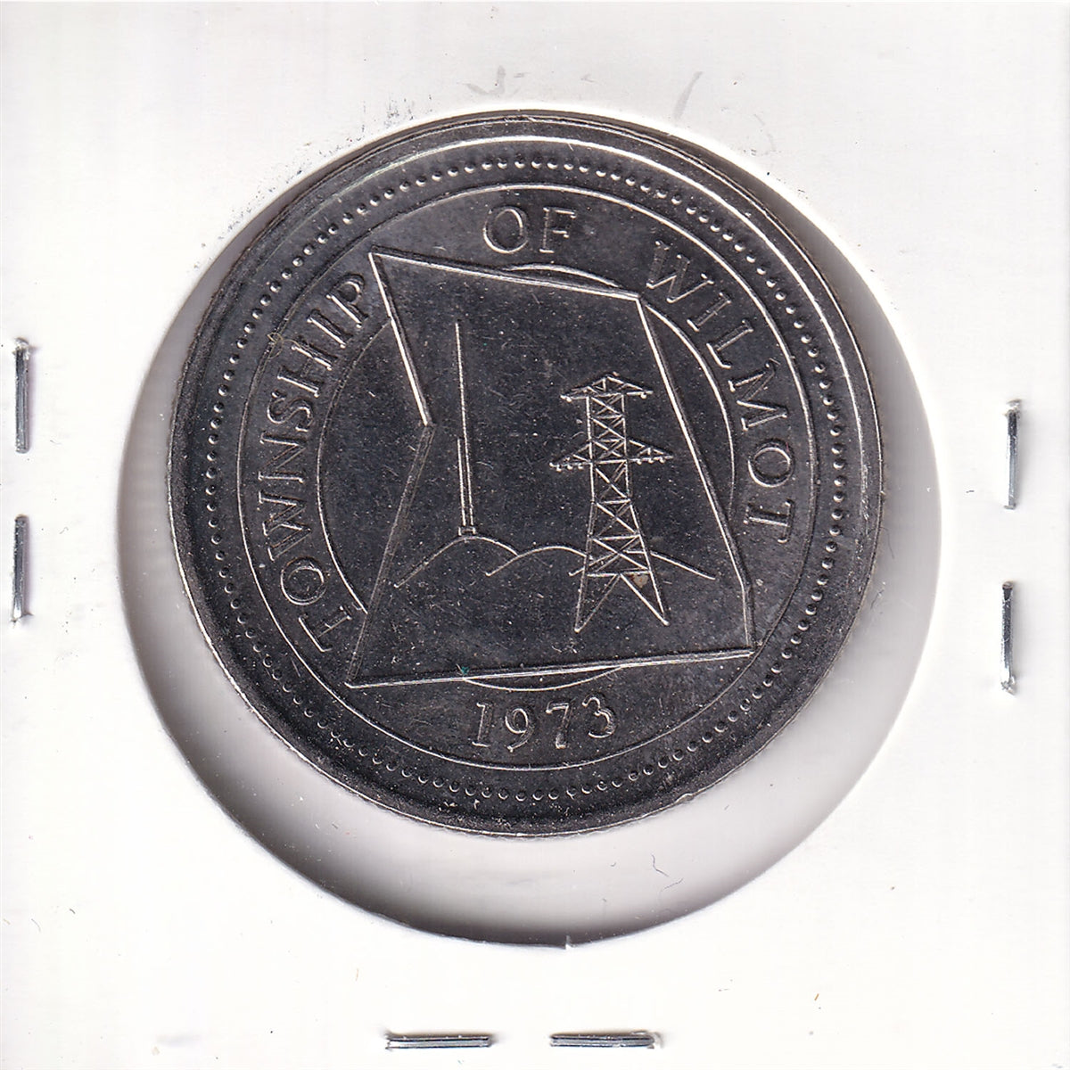 1983 New Hamburg, Ontario, 125 Year Anniversary Trade Dollar Token