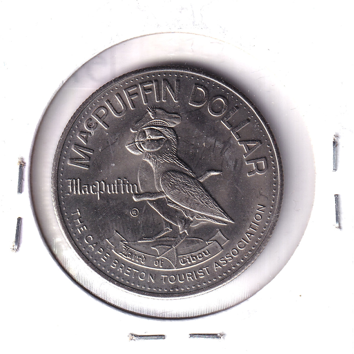 1978 Cape Breton MacPuffin Dollar Trade Token: Bell-Baldwin Hydro Foil HD4