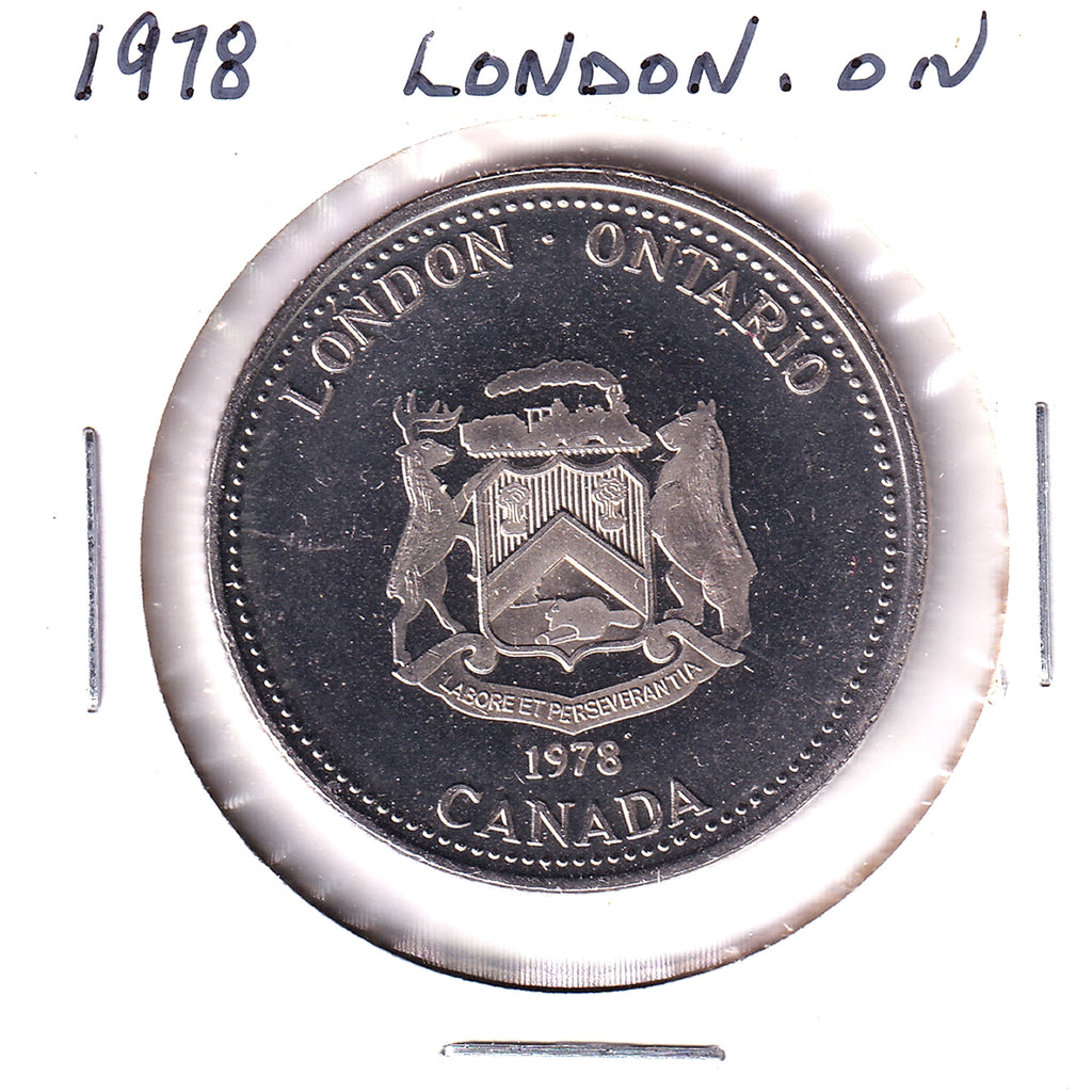 1978 London, ON, Medallion - University of Western Ontario Centennial