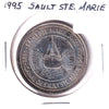 1995 Sault Ste. Marie, ON, $2 Trade Token: Canal Centennial (Bit of rust)