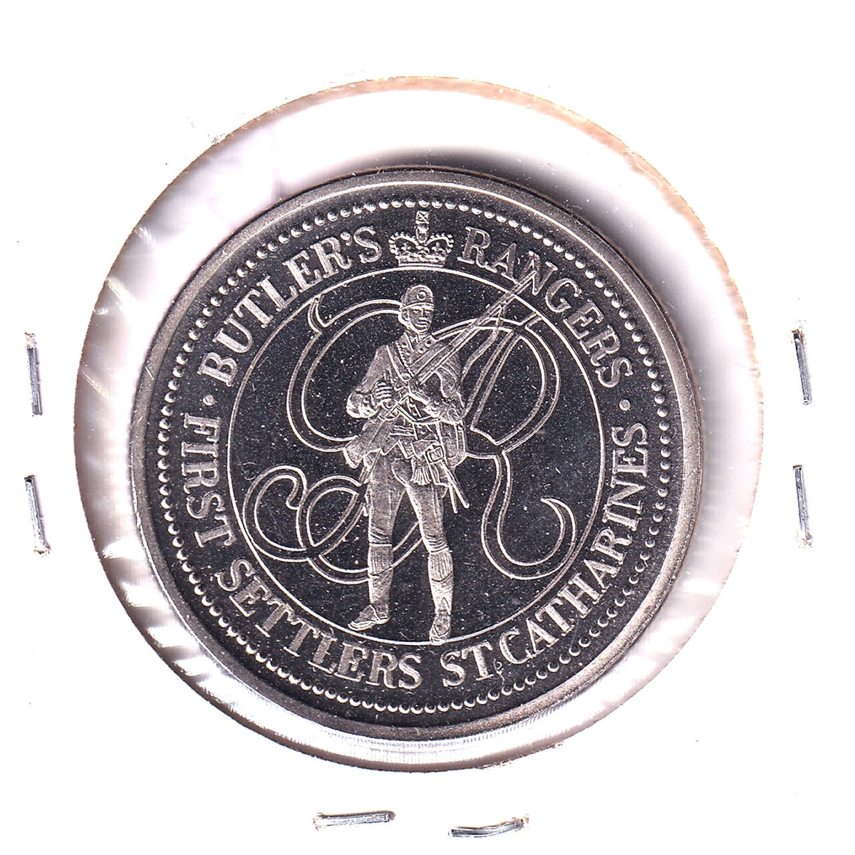 1996 St. Catharines, ON, $2 Bicentennial Trade Token: Butler's Rangers