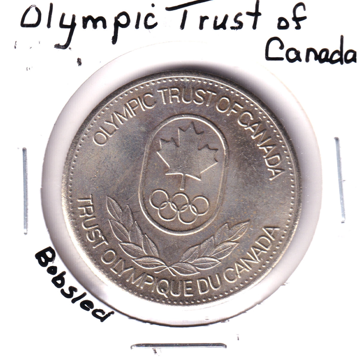 Olympic Trust of Canada Medallion - Bobsled