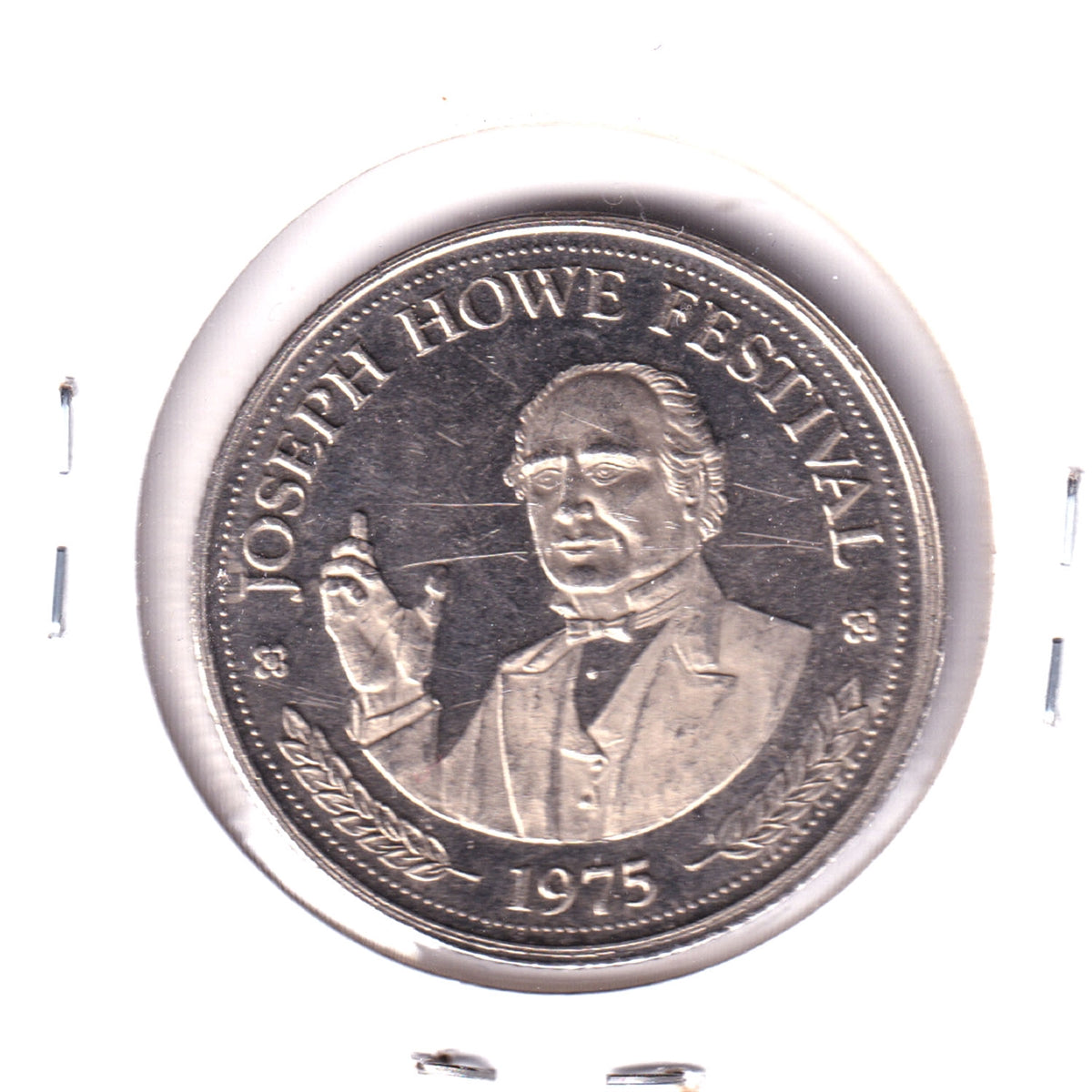 1975 Halifax, Nova Scotia, Joseph Howe Festival Trade Dollar Token