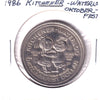 1985 Kitchener-Waterloo Oktoberfest Dollar Trade Token: Waterloo Heritage Timeteller