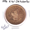 1996 Kitchener-Waterloo Oktoberfest $2 Trade Token: Heritage Clock Tower