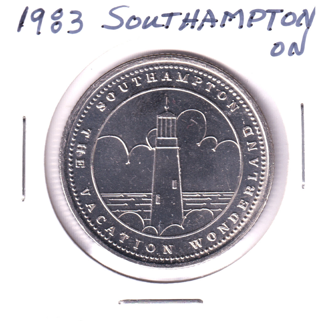 1983 Southampton, ON, 125th Anniversary Trade Dollar Token: Vacation Wonderland
