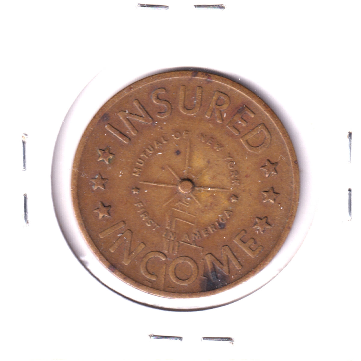 Pay Yourself First with MONY Mutual of New York Spinner Token