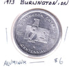 Burlington, Ontario, 1973 Centennial Aluminum Medallion - Joseph Brant