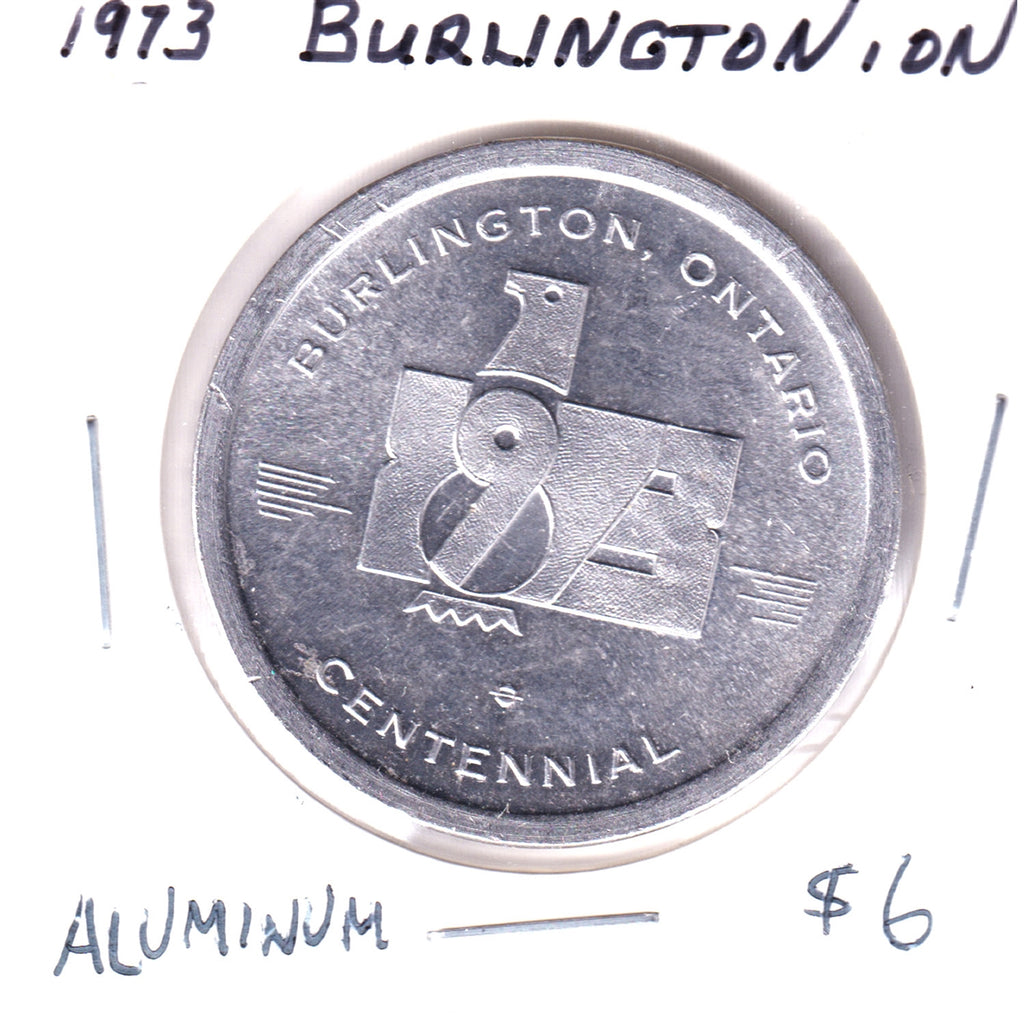Burlington, Ontario, 1973 Centennial Aluminum Medallion - Joseph Brant