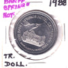 1988 Banff & Lake Louise Trade Dollar: Banff Springs Hotel Centennial & Mount Rundle