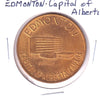 Edmonton, Capital of Alberta, Medallion: Canada's Industrial Frontier (May be toned)