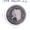 Banff, Alberta, 1978 "Indian Days Dollar" Trade Token - Dr. Charlie Bell Memorial