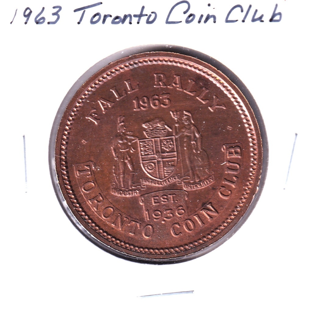 Toronto Coin Club 1963 Coin Week Medallion: St. Lawrence Hall