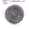 1987 Cobourg, ON, 150th Anniversary Trade Dollar Token: Countess of Dufferin Ship