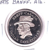 Banff, Alberta, 1975 &quot;Indian Days Dollar&quot; Trade Token Featuring Lt.-Gov. Steinhauer