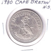 1980 Cape Breton, Nova Scotia, MacPuffin Dollar: Fortress Louisbourg (Lightly Toned)