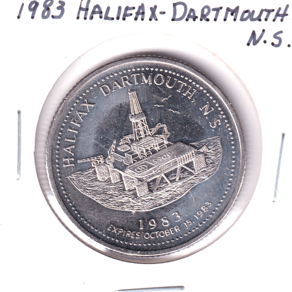 Halifax-Dartmouth, Nova Scotia, 1983 Joseph Howe Festival Trade Dollar Token