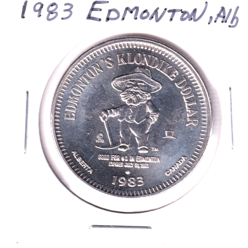 1983 Edmonton, AB, Klondike Dollar Trade Token - Prince and Princess of Wales