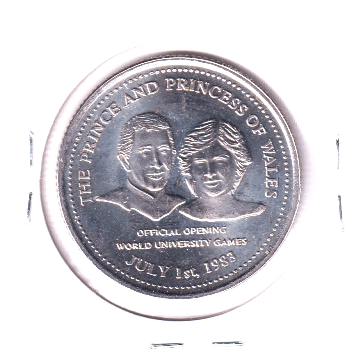 1983 Edmonton, AB, Klondike Dollar Trade Token - Prince and Princess of Wales