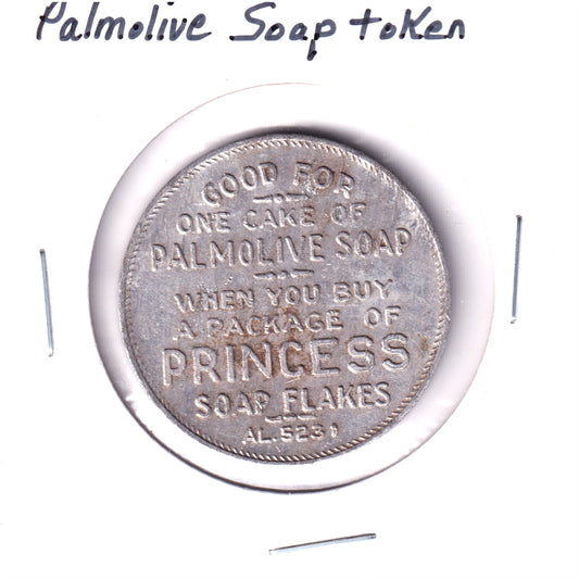 Palmolive Token - Free Cake of Soap with Purchase of Soap Flakes (Corrosion)