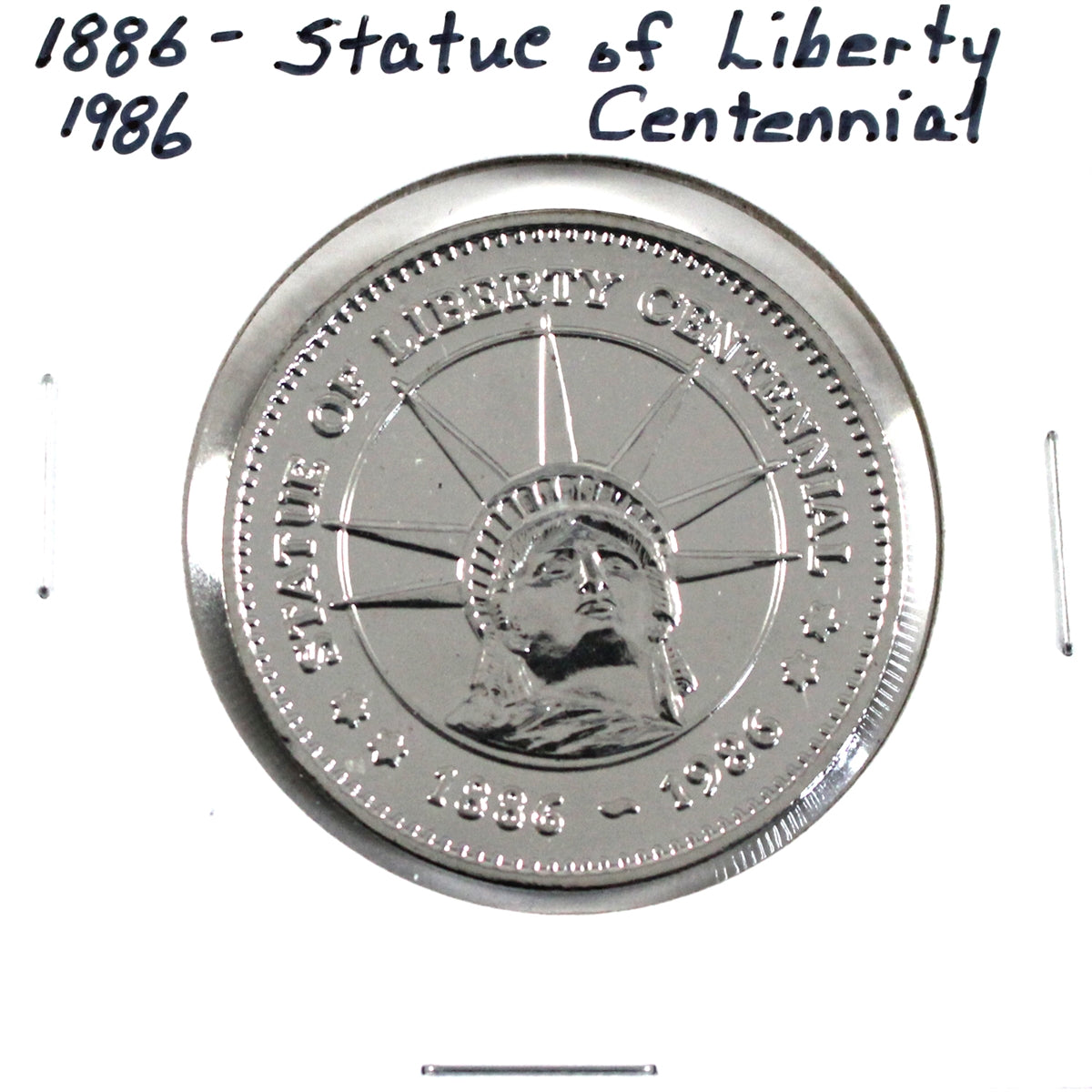 1986 Statue of Liberty Centennial Medallion: The Gift of Freedom