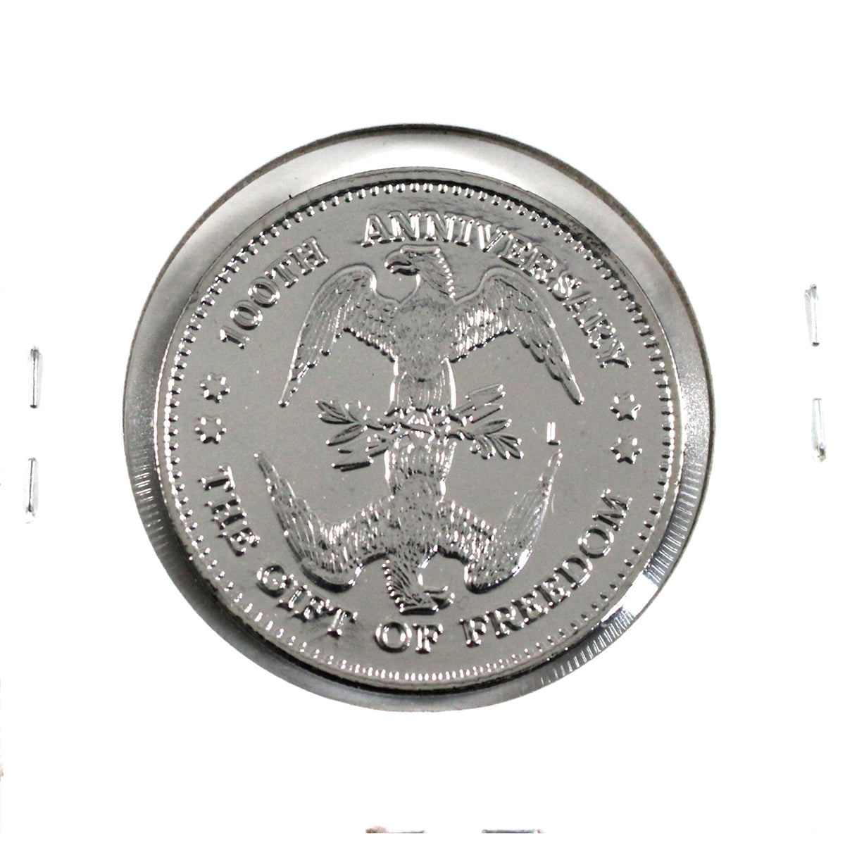 1986 Statue of Liberty Centennial Medallion: The Gift of Freedom