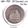 1981 St. Thomas, Ontario, Centennial Trade Dollar Token: 100 Years of Progress (Spots)
