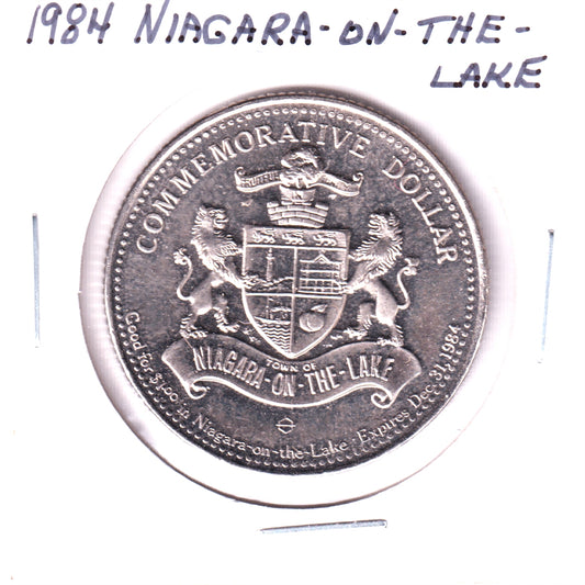 1984 Niagara-on-the-Lake, ON, Commemorative Dollar Trade Token: Courthouse 1846
