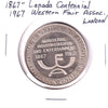 1967 Western Fair Association & Canada Centennial Medallion