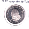 1984 Papal Visit to Magnetic Hill, New Brunswick, Trade Dollar Token